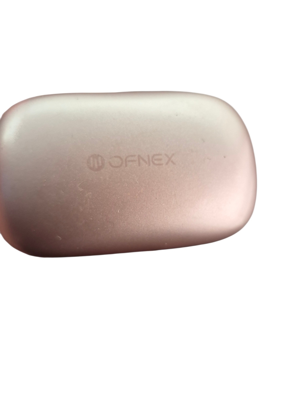 OFNEX Metallic Rose Gold Earbuds Charging Case & Ear Buds